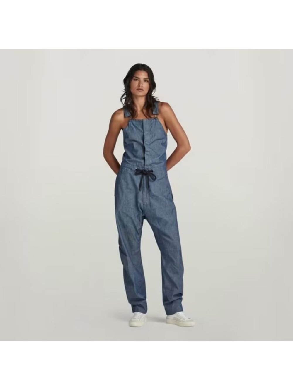 G-Star Overalls Womens Large Chambray 3D Bib